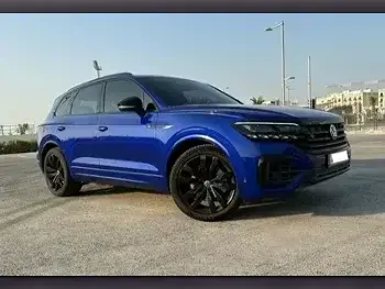 Volkswagen Touareg R line Blue 2022 For Sale in Qatar