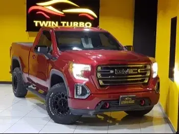 GMC Sierra AT4 Red 2019 For Sale in Qatar