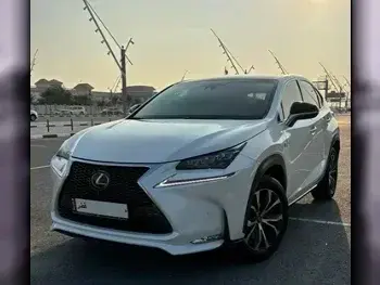 Lexus NX 200t F Sport White and Black 2017 For Sale in Qatar