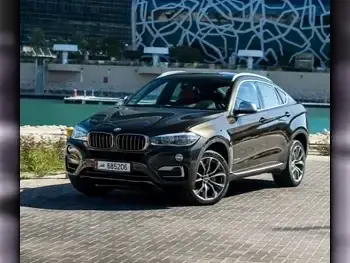 BMW X-Series X6 Black 2015 For Sale in Qatar