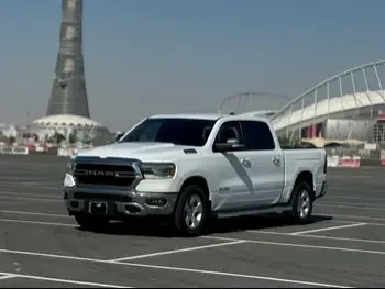 Dodge Ram 1500 White 2019 For Sale in Qatar