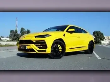 Lamborghini Urus Yellow 2020 For Sale in Qatar