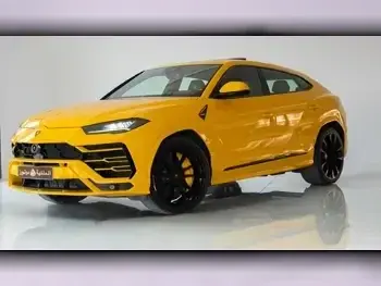 Lamborghini Urus Yellow 2020 For Sale in Qatar