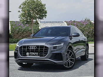 Audi Q8 S-Line Gray 2019 For Sale in Qatar