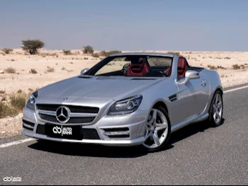 Mercedes-Benz SLK 200 Silver 2013 For Sale in Qatar