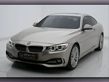 BMW 4-Series 435 I Gold 2015 For Sale in Qatar