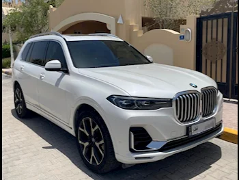 BMW X-Series X7 40i White 2020 For Sale in Qatar