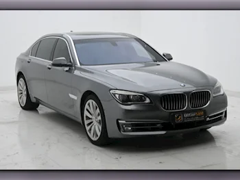BMW 7-Series 740 Li Gray 2014 For Sale in Qatar
