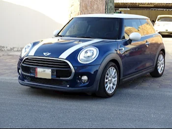 Mini Cooper Blue 2016 For Sale in Qatar