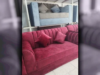 2-Seat Sofa - Red - Fabric For Sale in Qatar